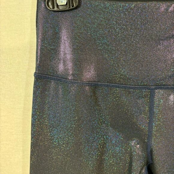 Zyia Lux Ladies Twilight Blue Cropped‎ High Rise Leggings Size 4 - Picture 11 of 11